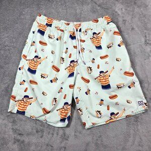 RSVLTS The Sandlot Mens Large Swim Shorts Trunks The Great Bambino 90s Movie